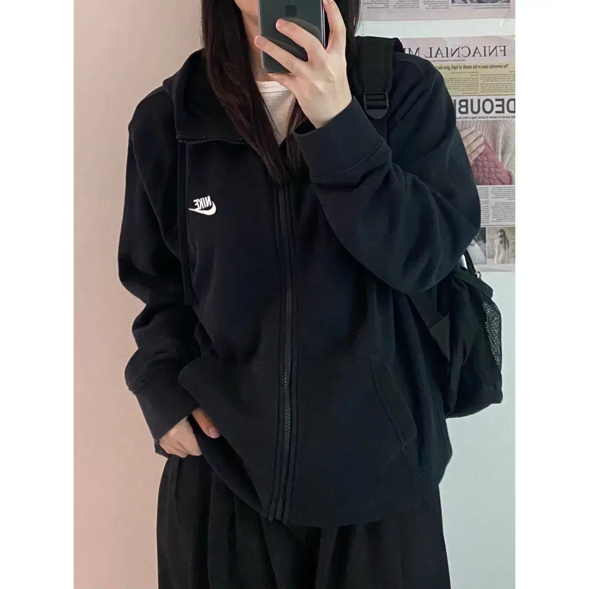 ナイキ フード ジップアップ Nike フード付きジップアップパーカー M 