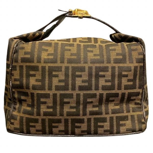 フェンディ Fendi ズッカ 26348 バニティ ポーチ バッグ ハンドバッグ
