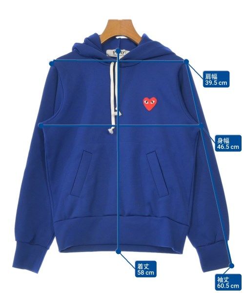 PLAY COMME des GARCONS パーカー レディース 【古着】【中古】【送料