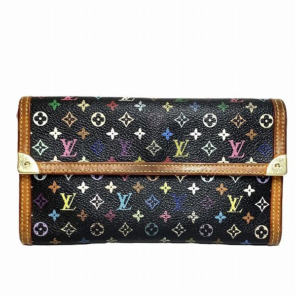 ルイヴィトン Louis Vuitton モノグラムマルチカラー ポルトトレゾール