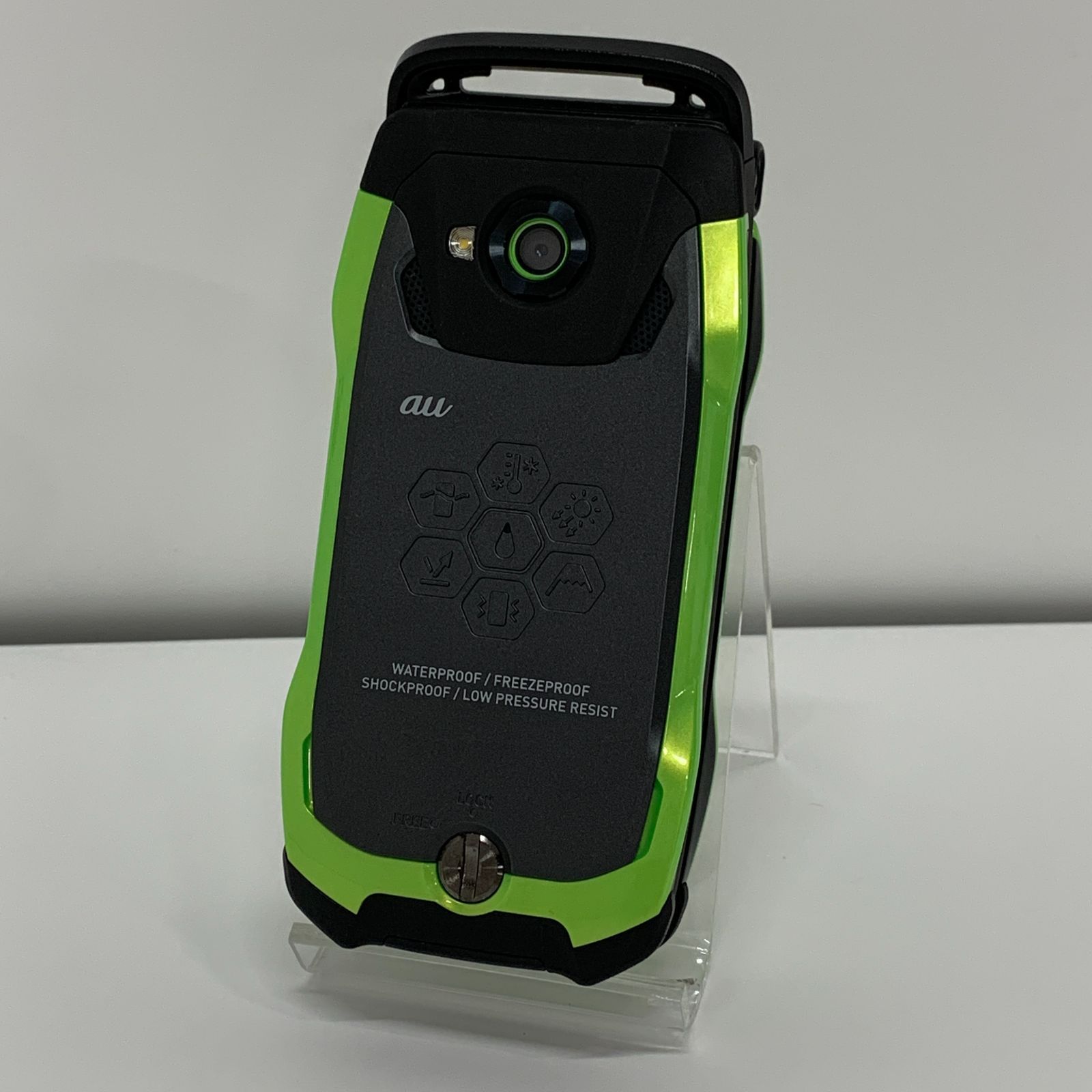 G'zOne TYPE-XX KYY31 16GB グリーン au SIMロック解除済み No.F8