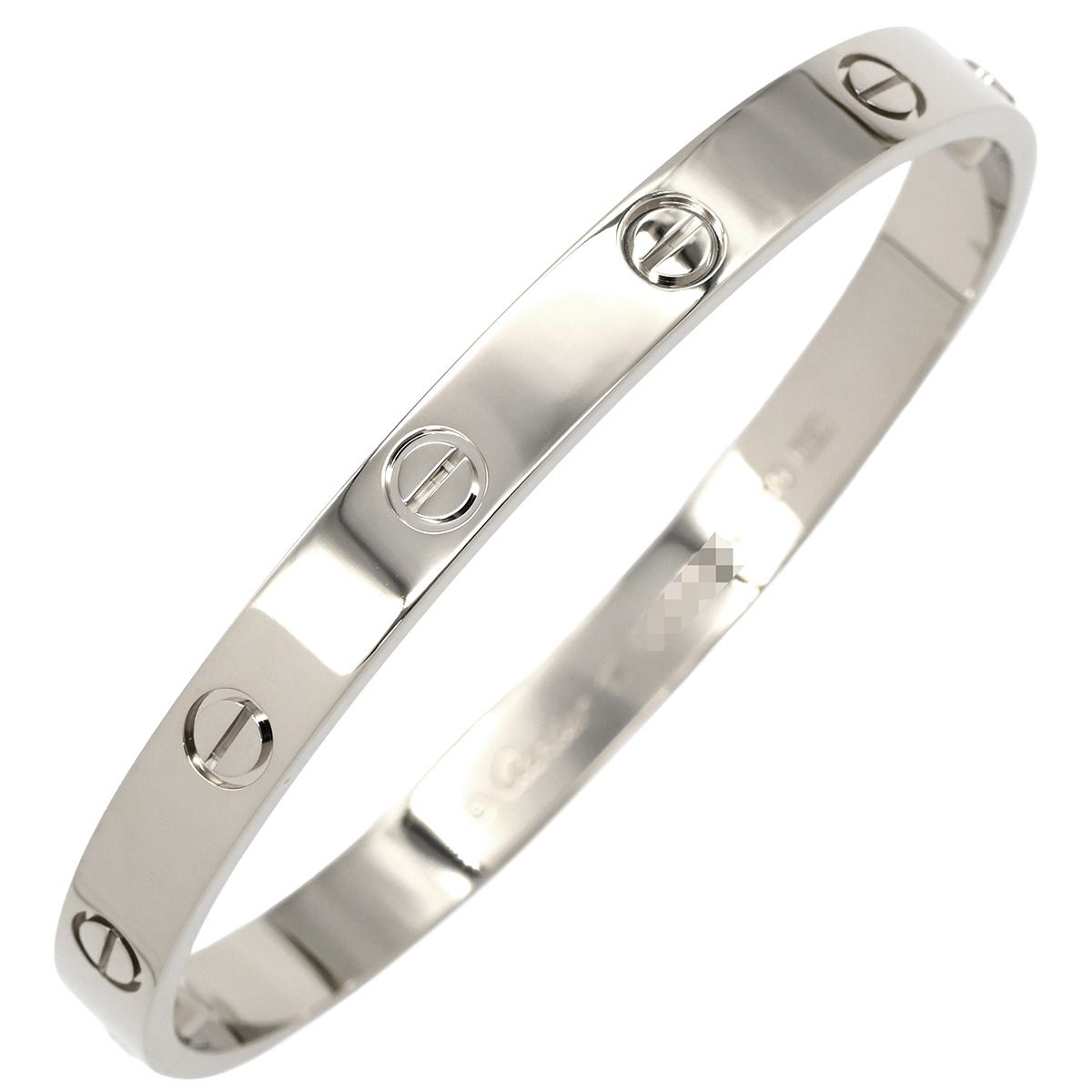 カルティエ Cartier ブレスレット LOVE ラブブレス ホワイトゴールド