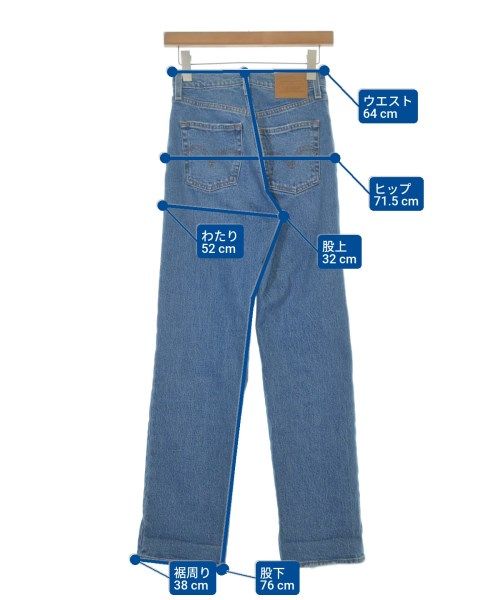 LEVI'S デニムパンツ レディース 【古着】【中古】【送料無料】 - メルカリ