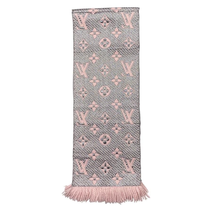 ☆E4913 ルイヴィトン マフラー エシャルプ・ロゴマニア シャイン