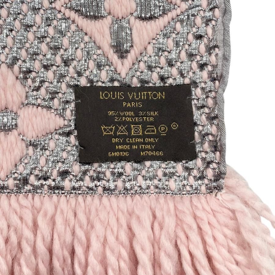 ☆E4913 ルイヴィトン マフラー エシャルプ・ロゴマニア シャイン