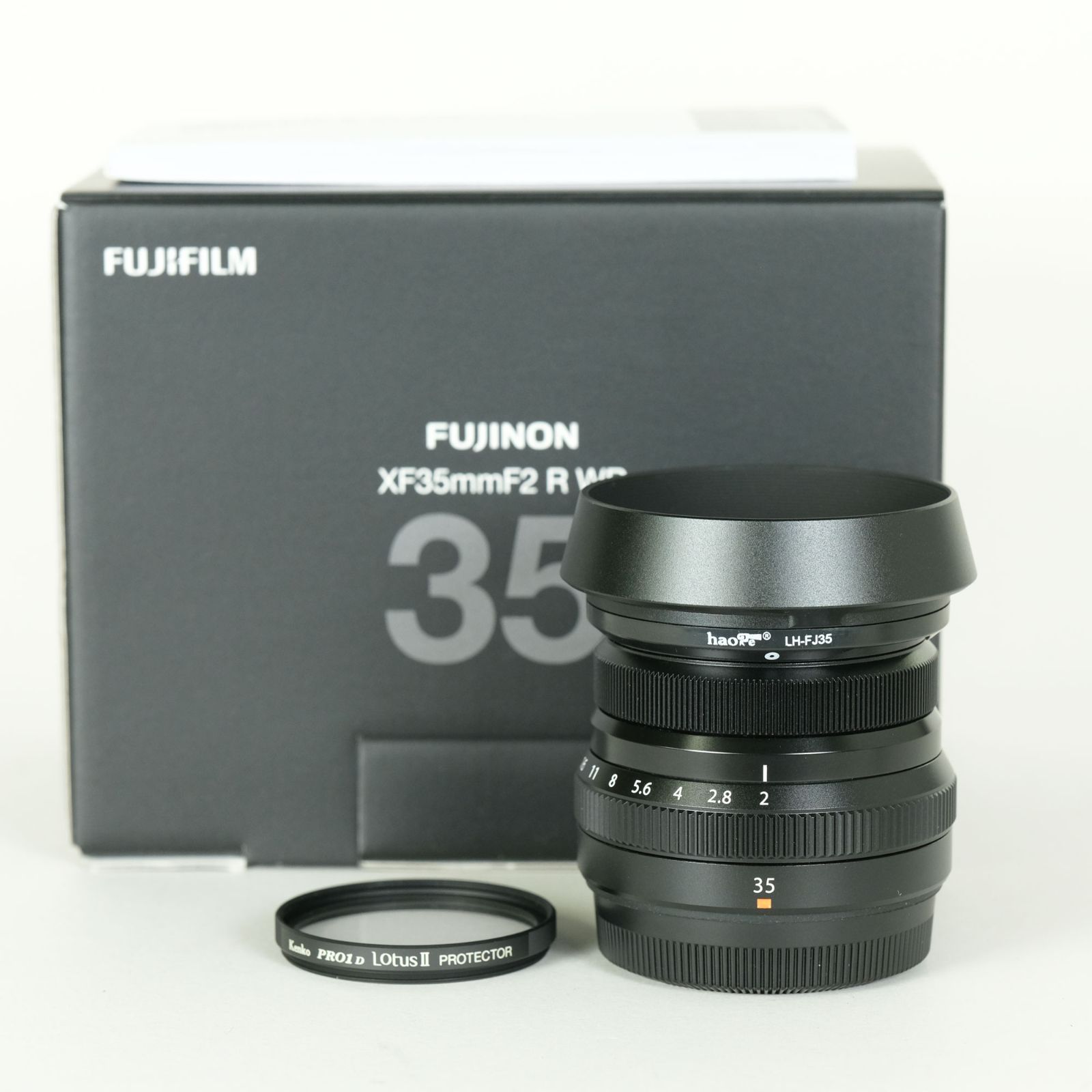 美品 | メタルフード・フィルター付] FUJIFILM XF35mmF2 R WR