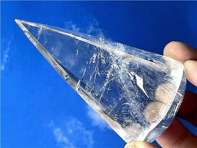AAA級天然高透明度水晶原石B89B3/89B11A 置物 インテリア小物 【公式通販】