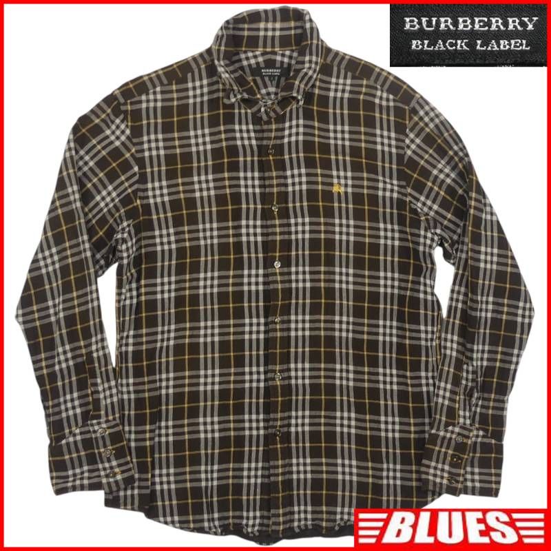 BURBERRY BLACK LABEL 廃盤 バーバリーブラックレーベル シャツ L