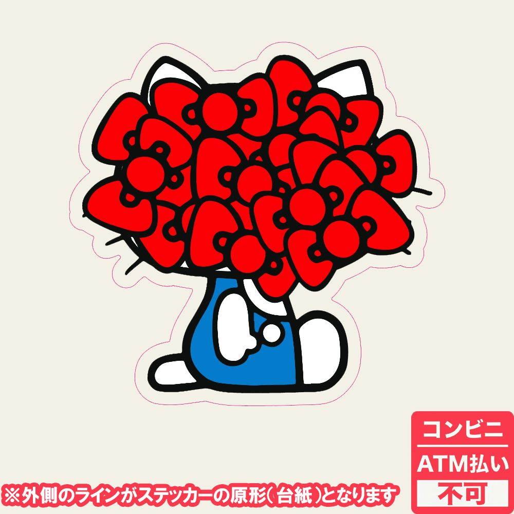 メルカリ限定】UNDERCOVER HELLO KITTY WITH GILAPPLE リボンフェイス