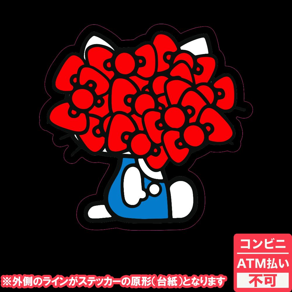 メルカリ限定】UNDERCOVER HELLO KITTY WITH GILAPPLE リボンフェイス