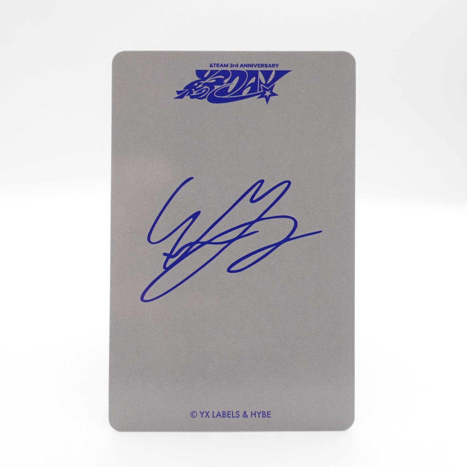 ＆TEAM YUMA 縁DAY アニバーサリー トレカ フォト カード ユウマ YUMA