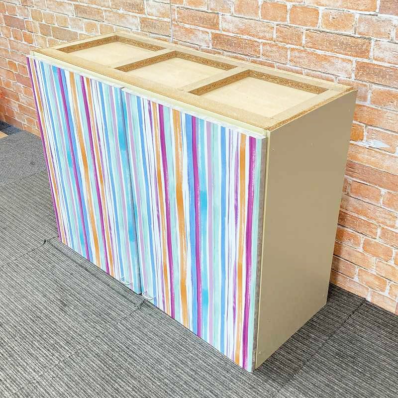 中古品】 吊り戸棚 吊棚 トイレ棚 洗面棚 キッチン棚 木製 「幅90cm 