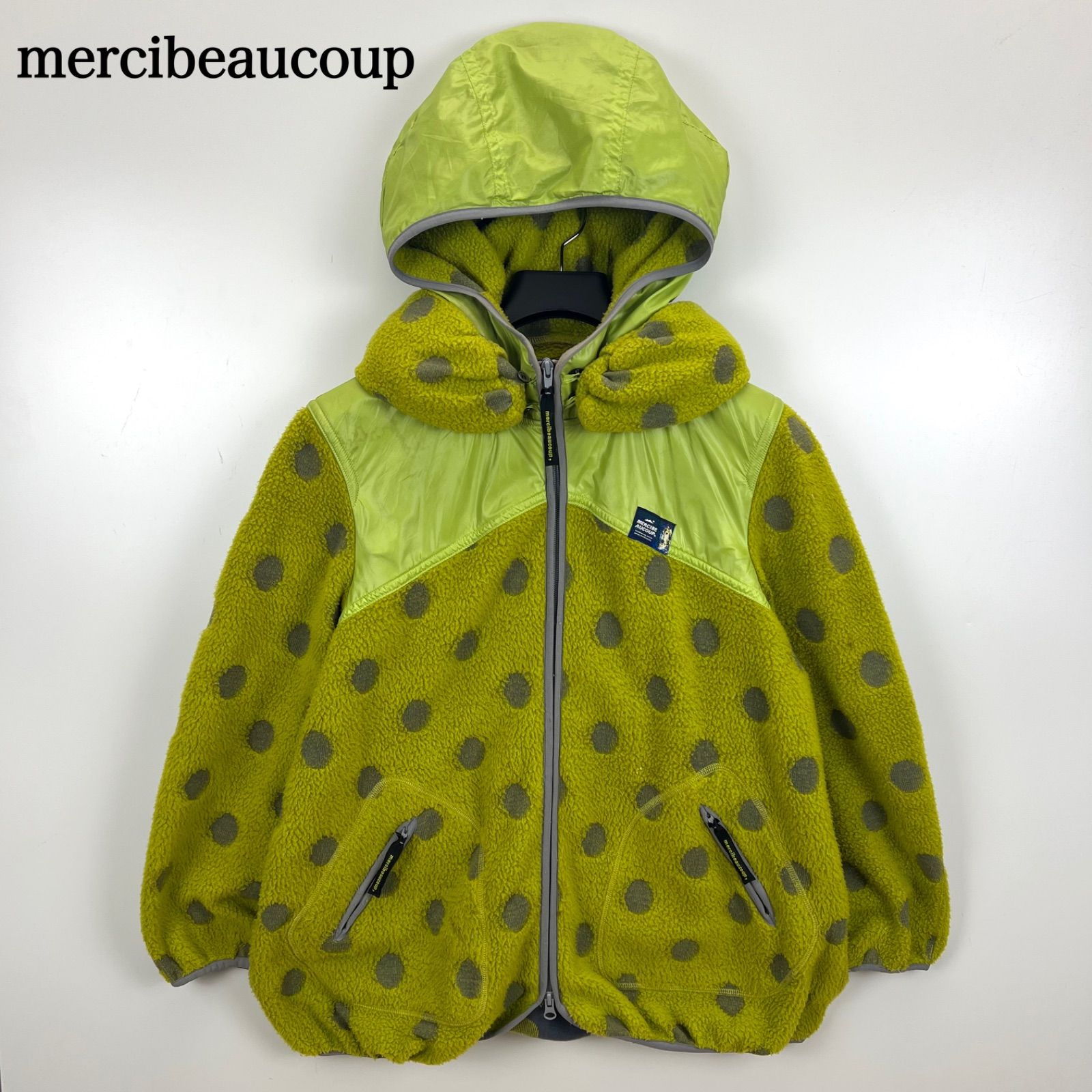 メルシーボークー フリースアウターコート 新品タグ付き mercibeaucoup 