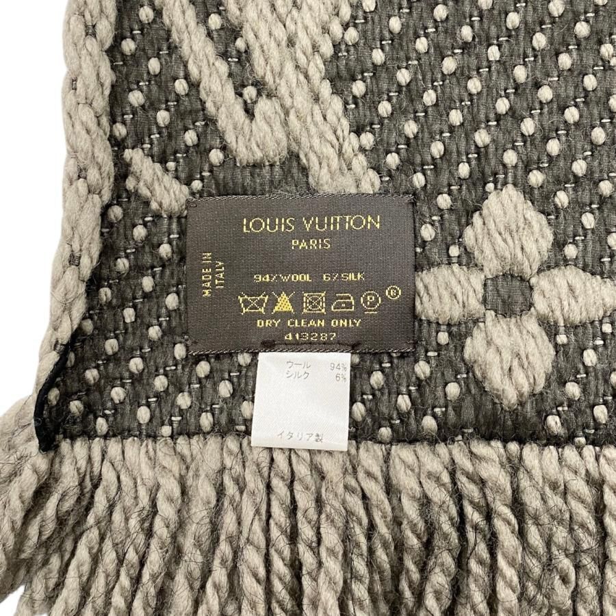 LOUIS VUITTON - ルイヴィトン エシャルプ ロゴマニア マフラー ルイ