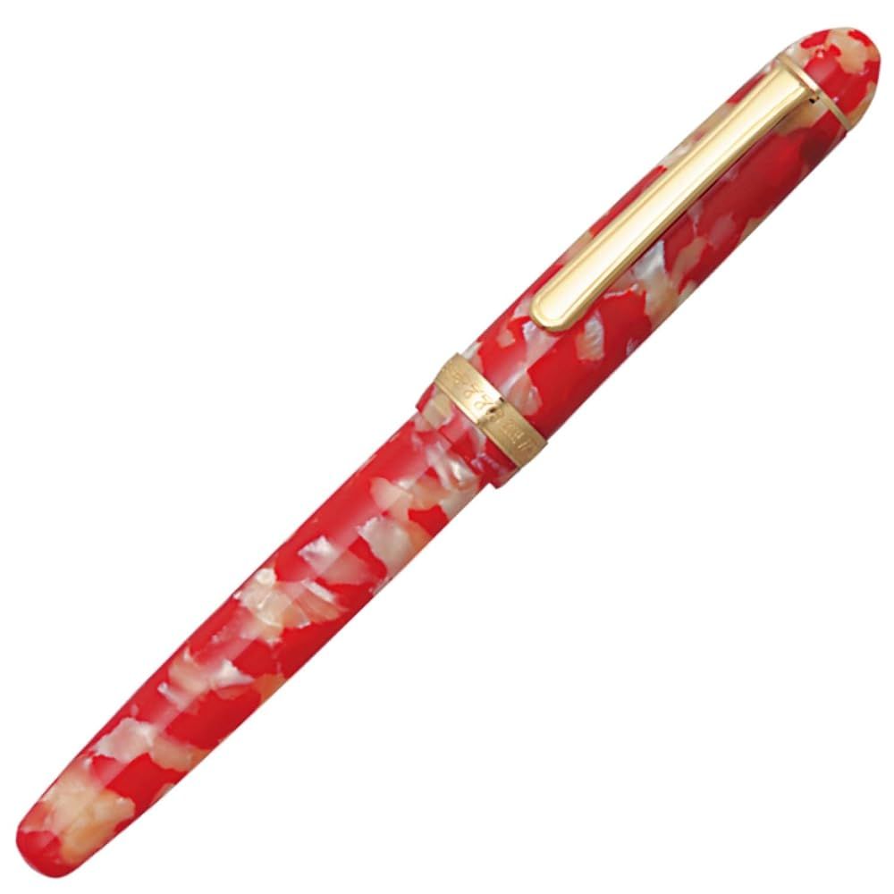 プラチナ万年筆 #3776 ベッコウ K18 中字 プラチナ万年筆 #3776