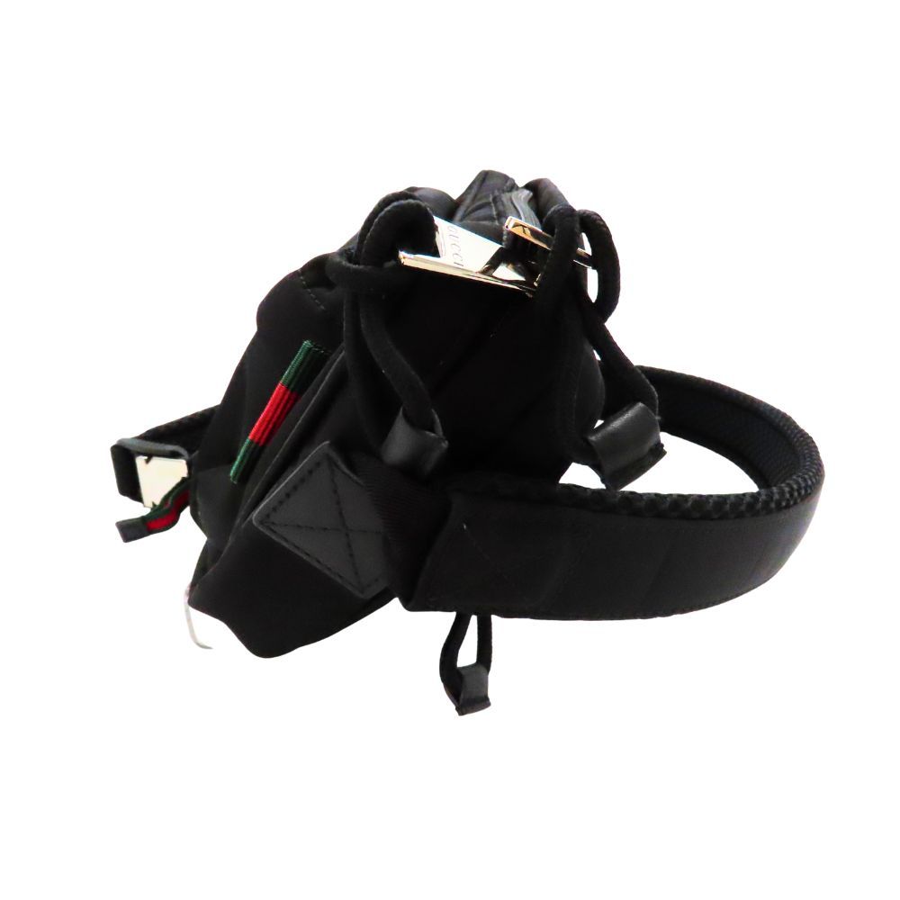 中古】GUCCI グッチ ショルダーバッグ 802096 FADUM ナイロン ブラック