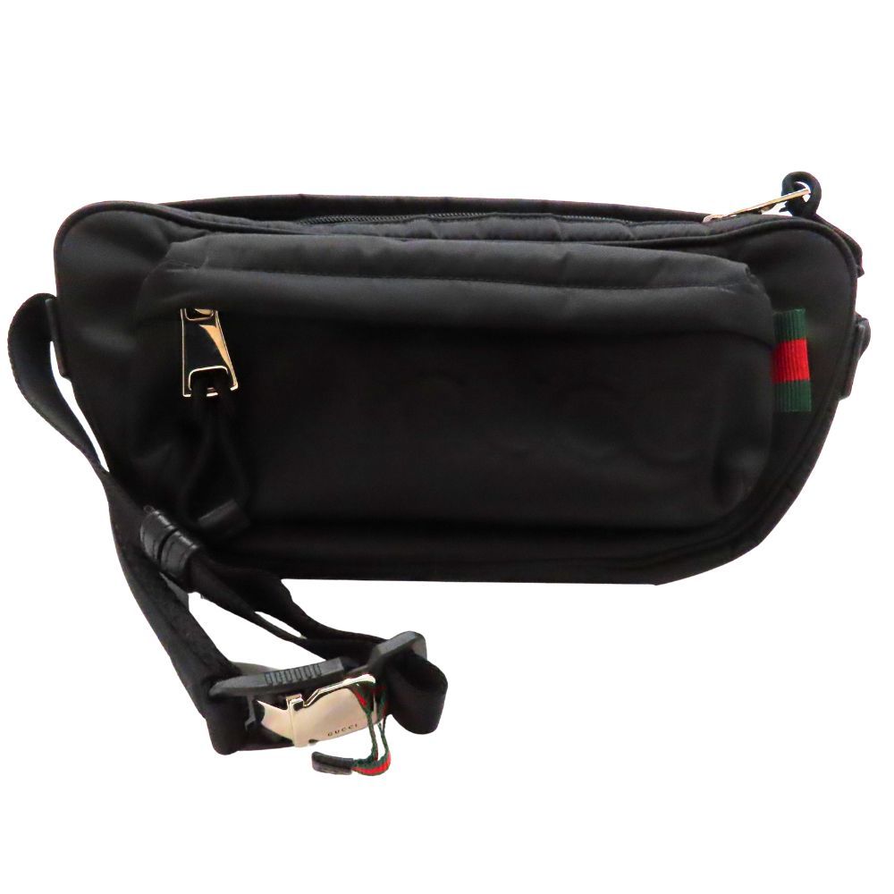 グッチ 802096 FADUM ボディバッグ 中古】GUCCI グッチ ショルダーバッグ 802096 FADUM ナイロン ブラック