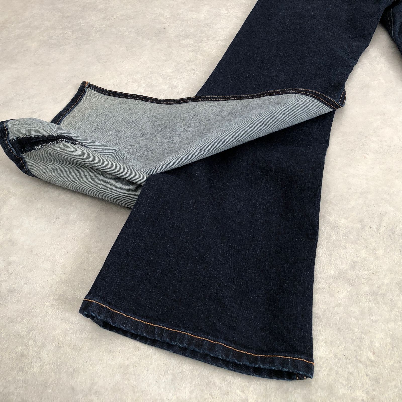 美品 定価4.1万 MUKAI LAYERED SLIM DENIM PANTS レイヤード デニム 