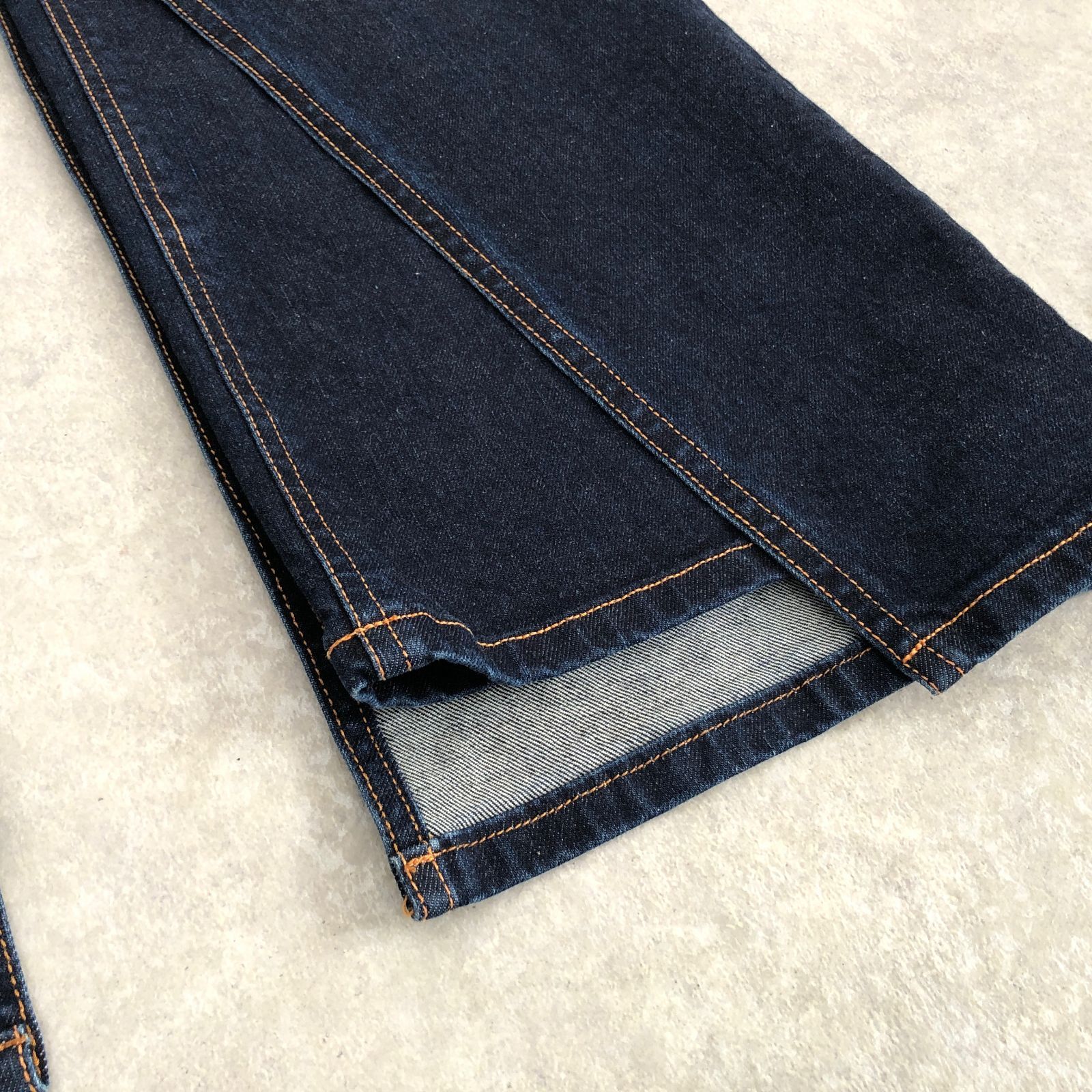 美品 定価4.1万 MUKAI LAYERED SLIM DENIM PANTS レイヤード デニム 