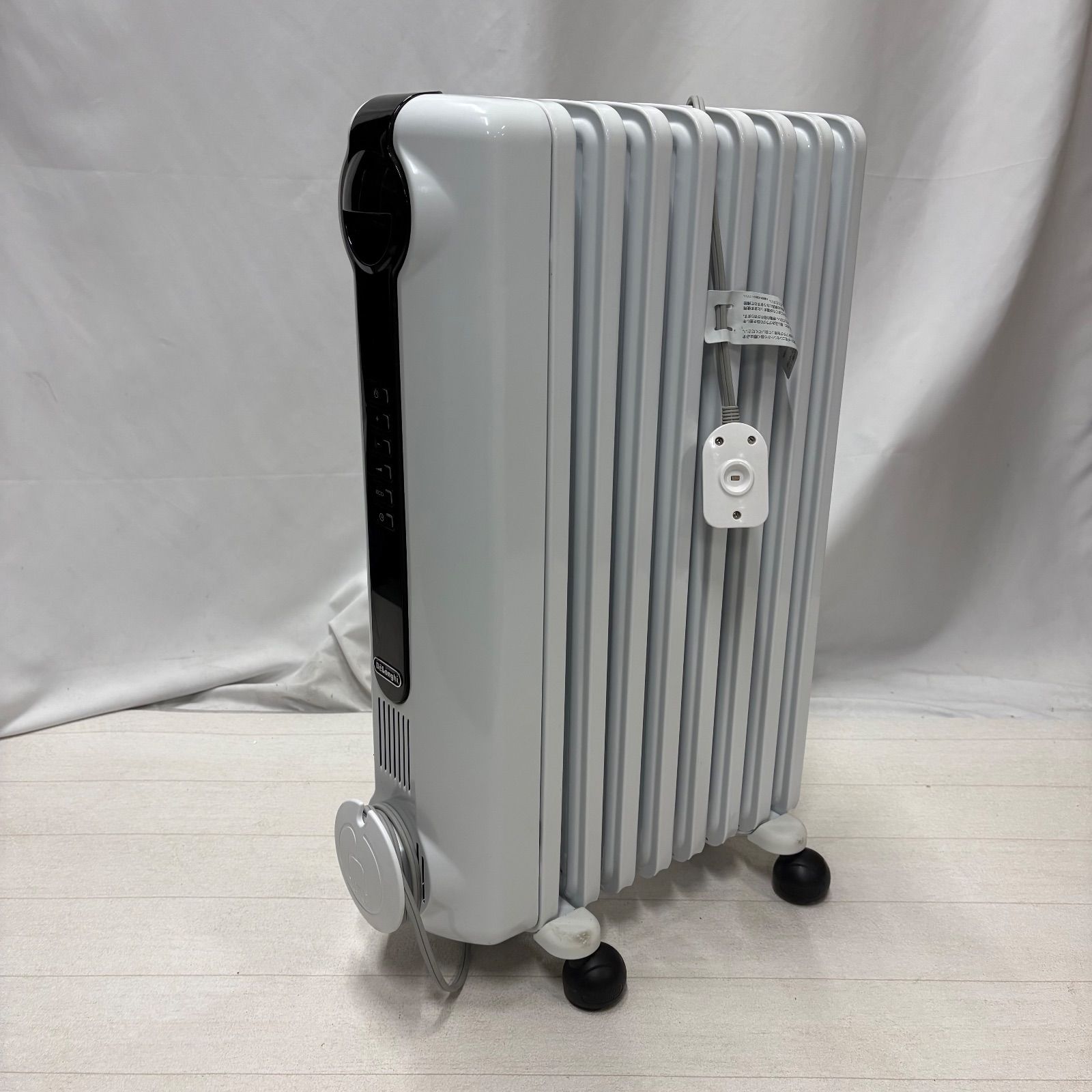DeLonghi オイルヒーター JRE0812 ホワイト デロンギ オイルヒーター
