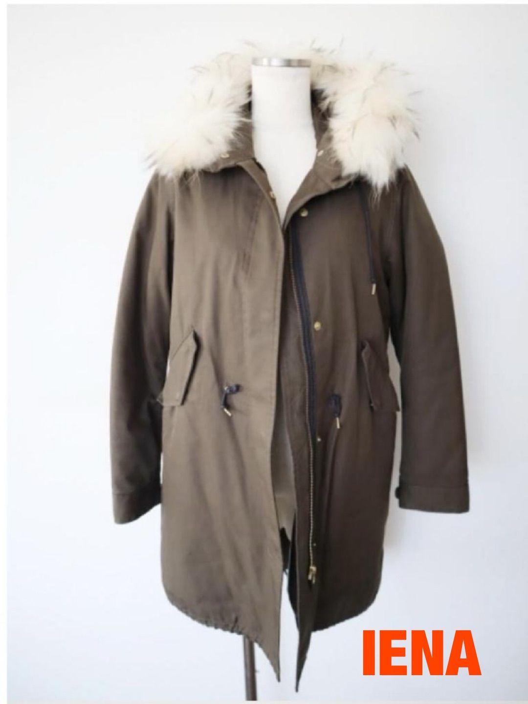 IENA イエナ モッズコート チャイニーズラクーンファー ～XSサイズ