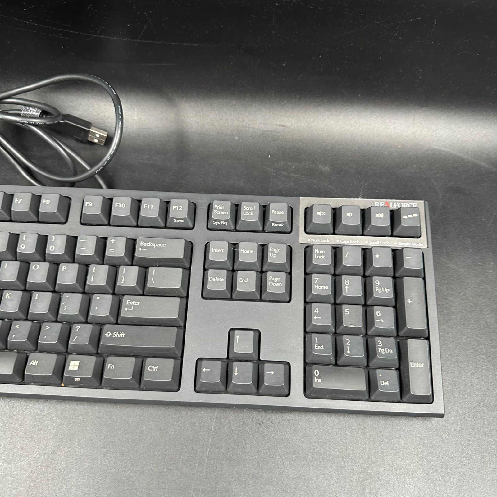 REALFORCE R3SB11 USBキーボード 英語配列 Topre - メルカリ