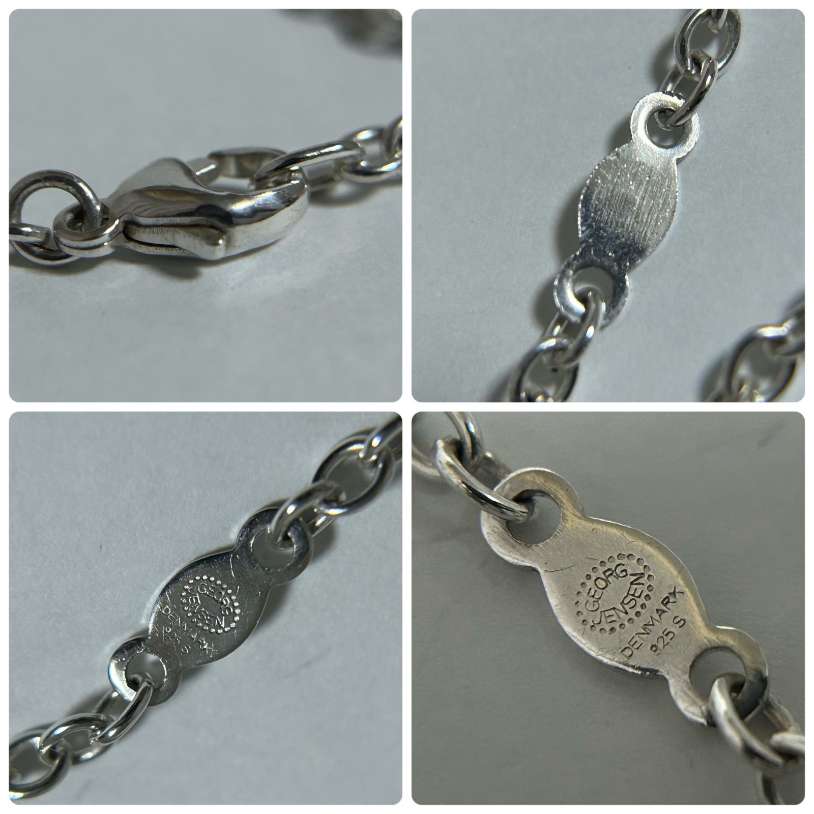 Georg Jensen ジョージジェンセン シルバー 925 青 ネックレス