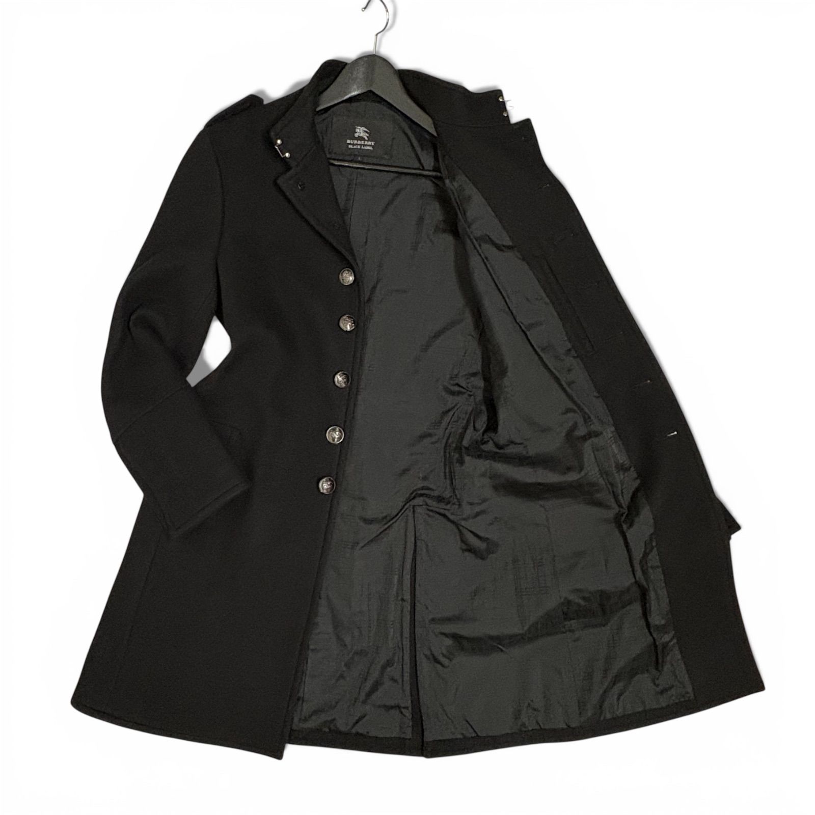 美品 バーバリーブラックレーベル Burberry Black label カシミヤ混