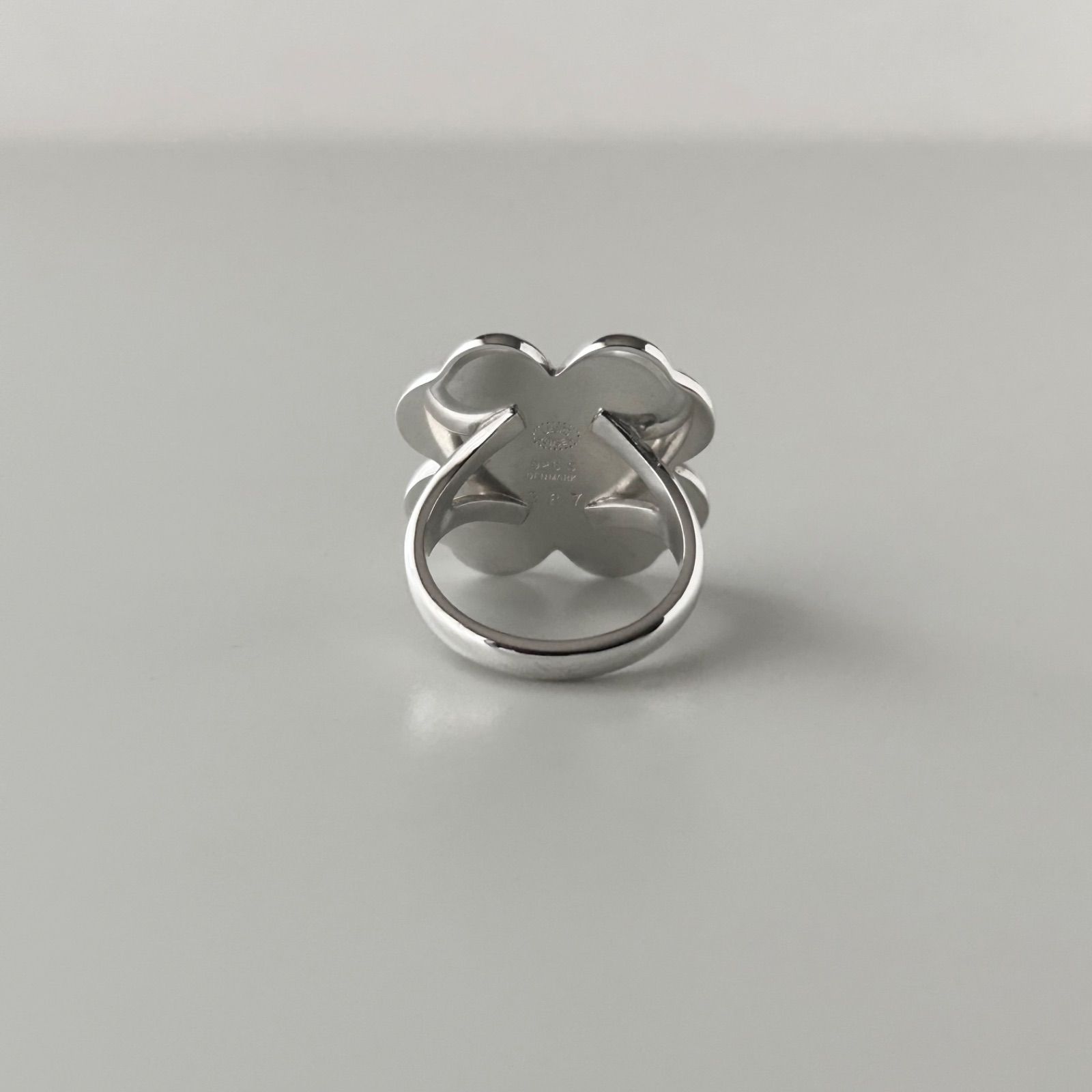 ジョージジェンセン リング 指輪 387 クローバー AG925 約12号 Georg