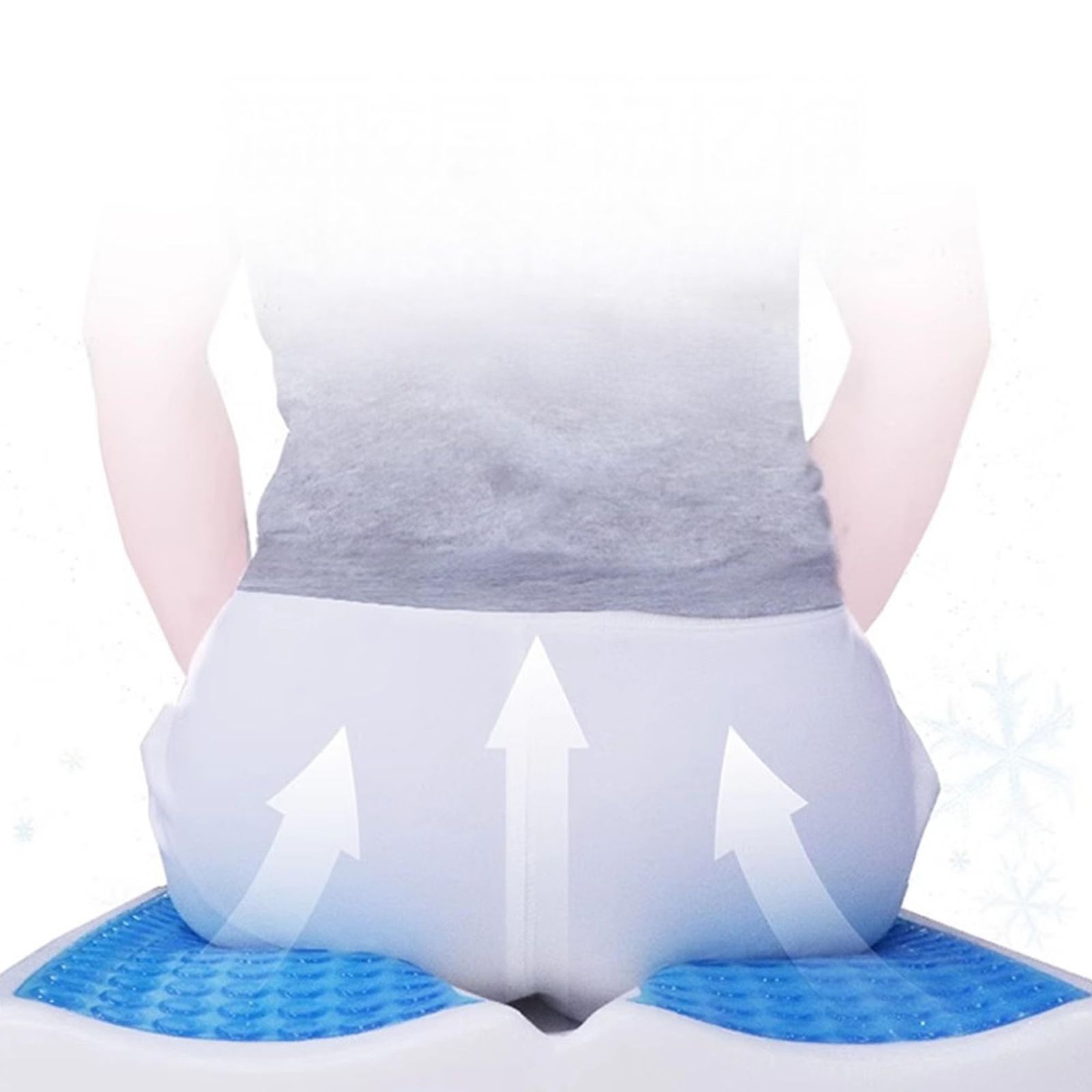 Hyack 床ずれ防止マット 尾てい骨保護 車椅子マット ムレ予防 洗える