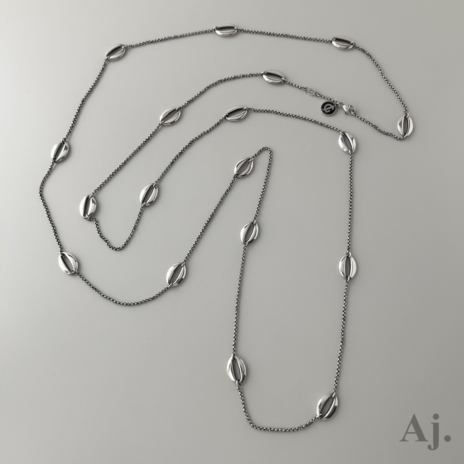 ジョージジェンセン ロング ネックレス AG925 Georg Jensen - メルカリ