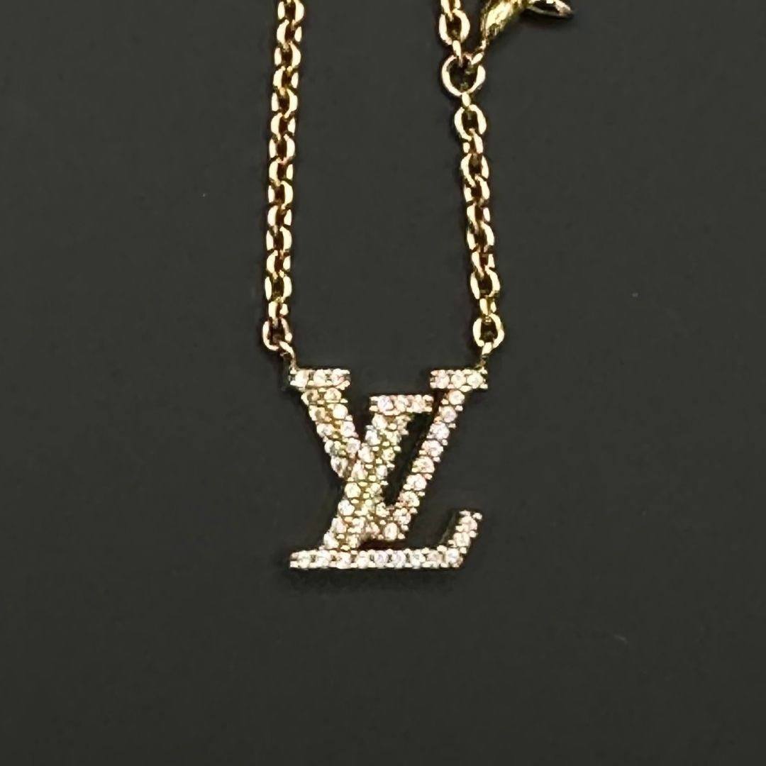極美品✨ louis vuitton ネックレス モノグラム柄 フラワー 美品】Louis Vuitton コリエ LV アイコニック ネックレス モノグラム