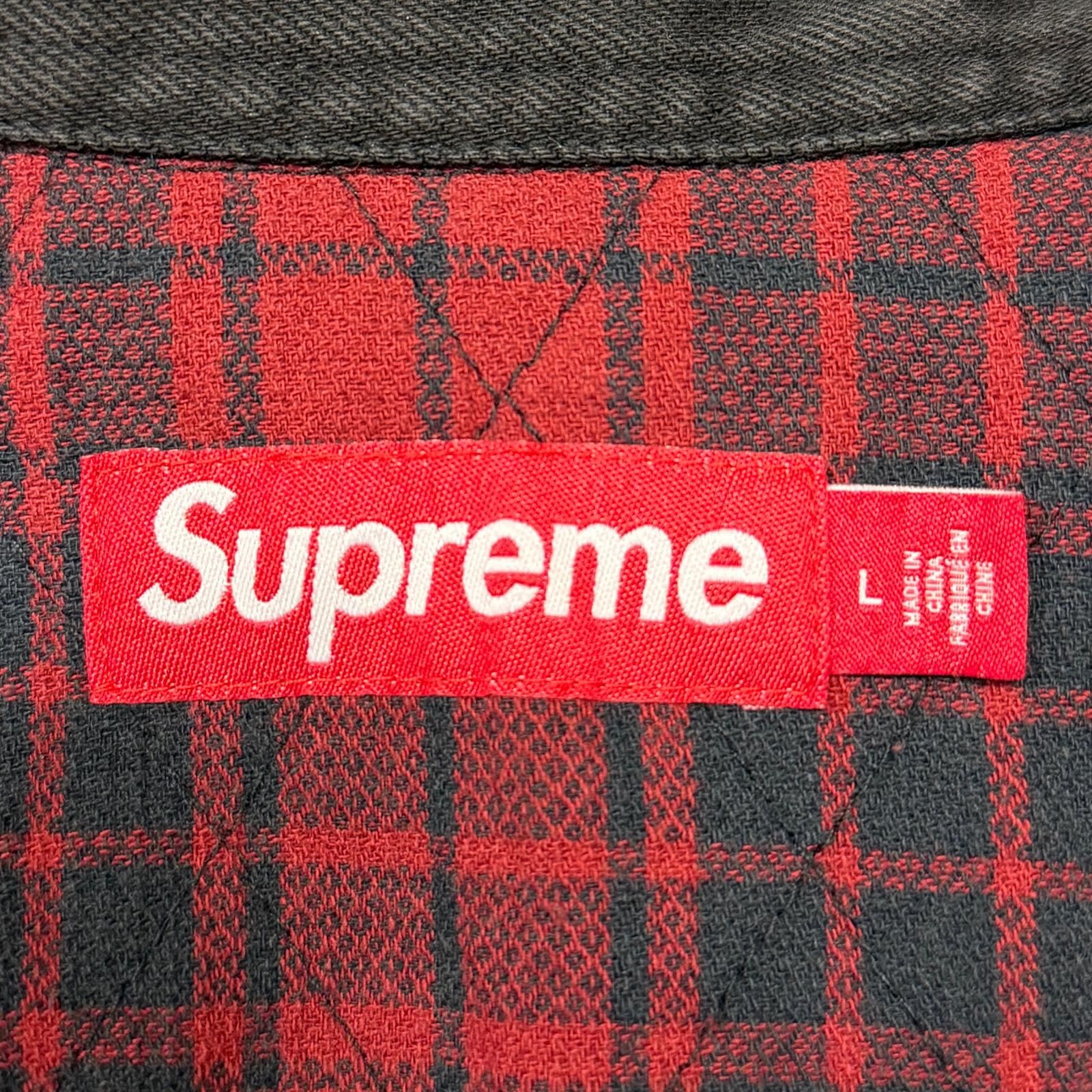 国内正規 未使用 Supreme 25AW Quilted Lined Denim Snap Shirt 