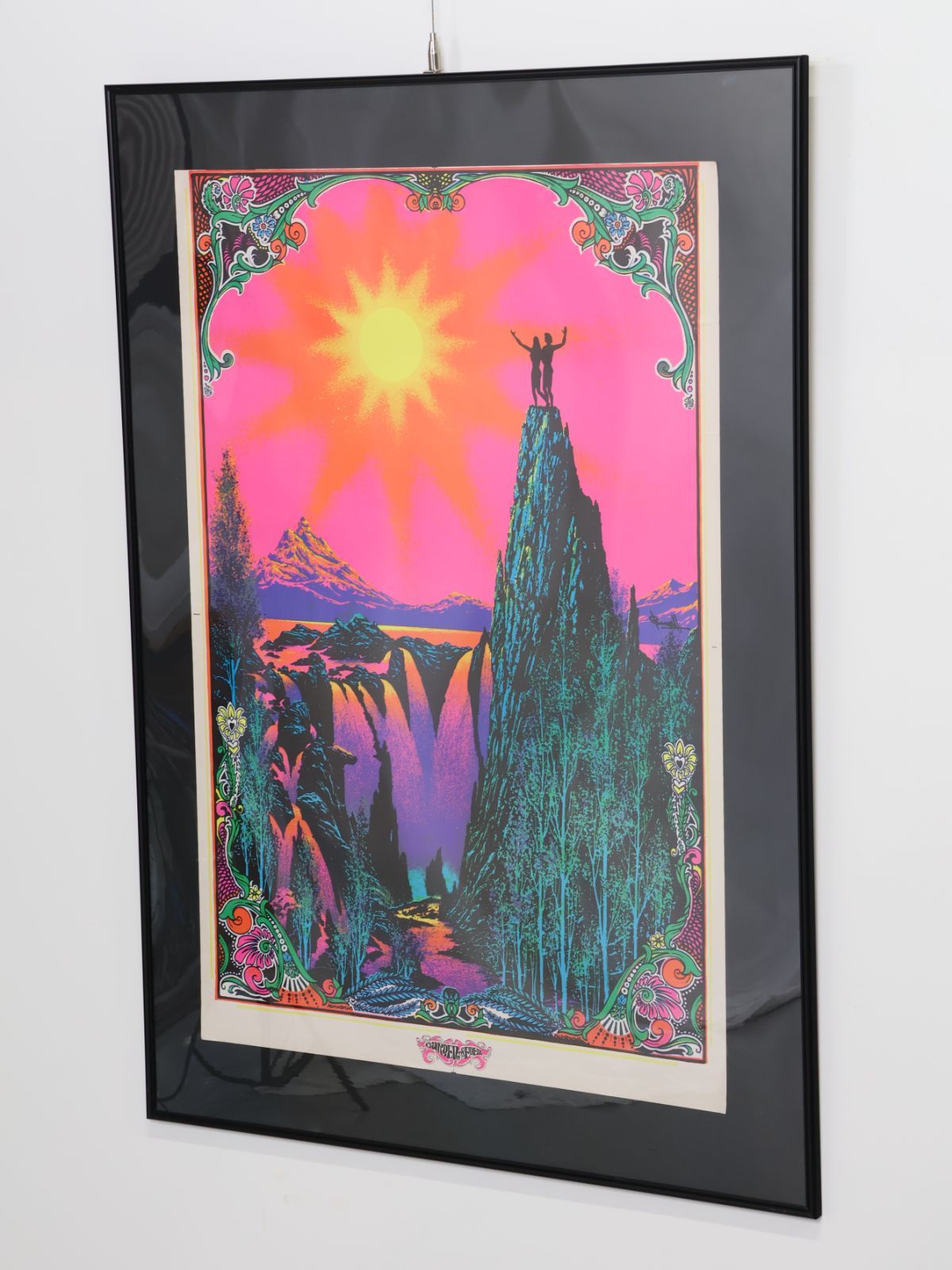 1970年代 ヴィンテージ Garden of Eden ブラックライト ポスター