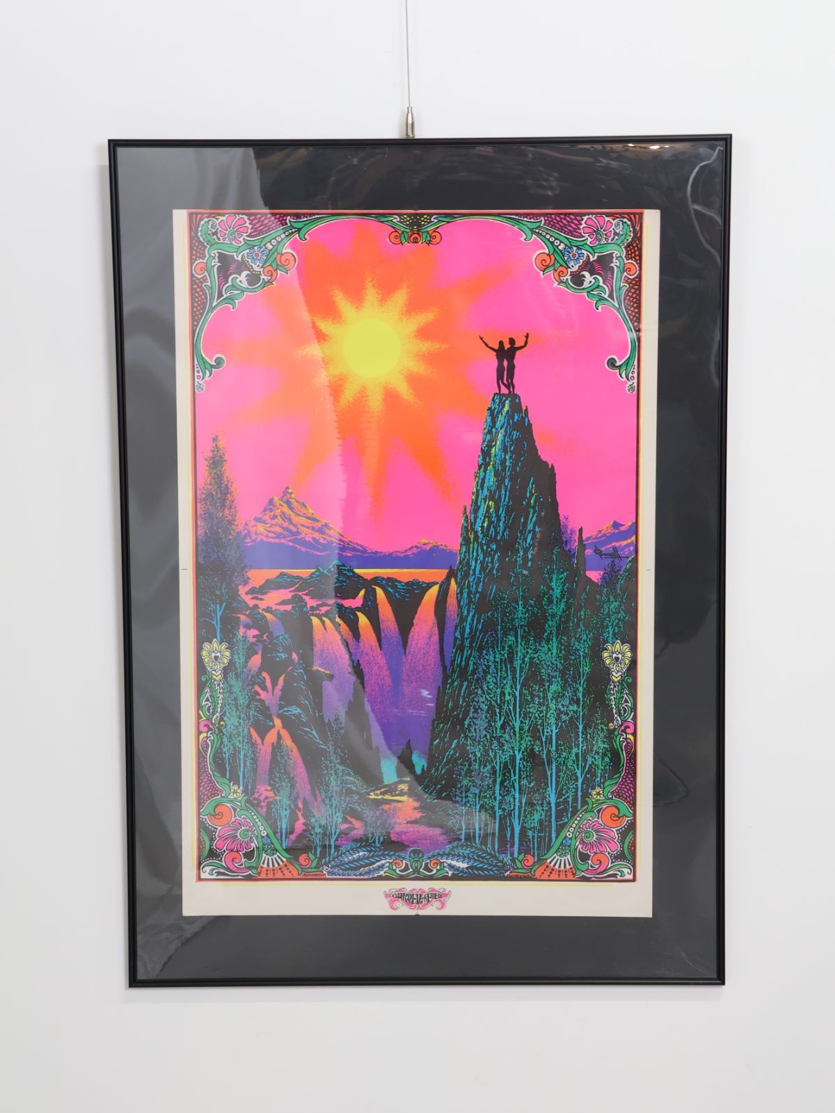 1970年代 ヴィンテージ Garden of Eden ブラックライト ポスター