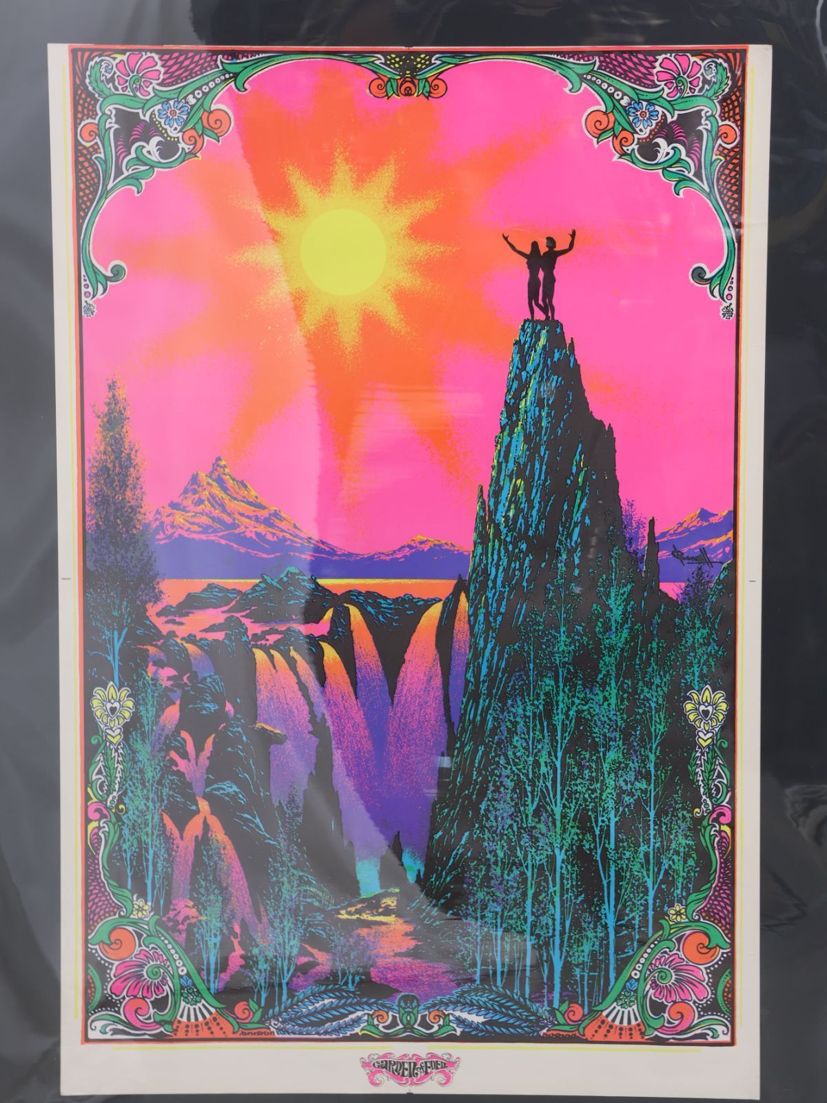 1970年代 ヴィンテージ Garden of Eden ブラックライト ポスター