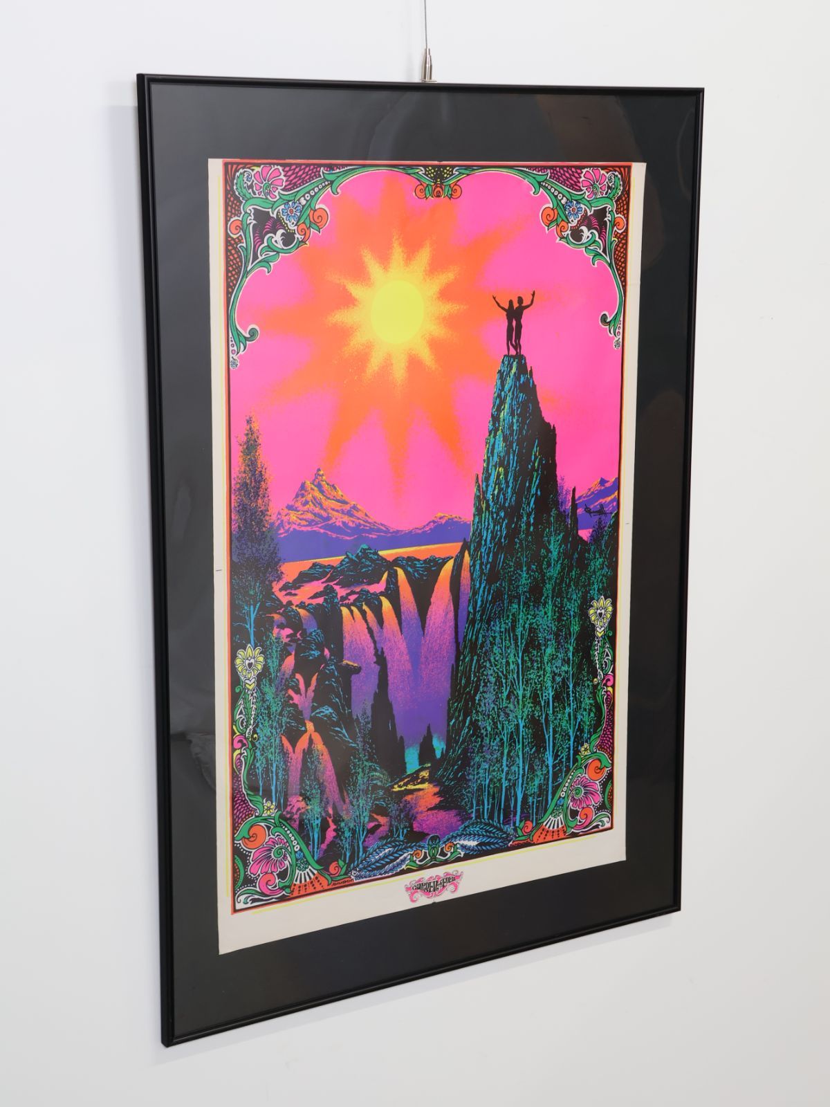 1970年代 ヴィンテージ Garden of Eden ブラックライト ポスター