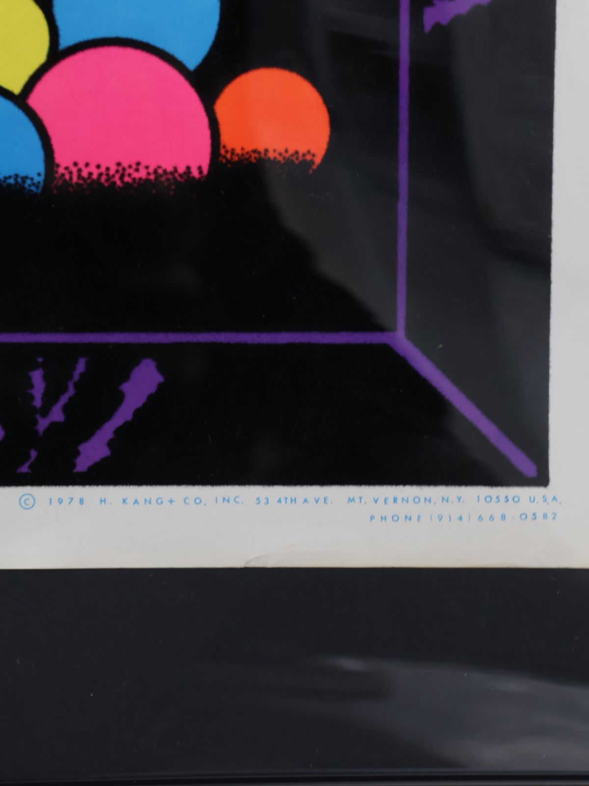 1970年代 ヴィンテージ メンズメモリー ブラックライト ポスター