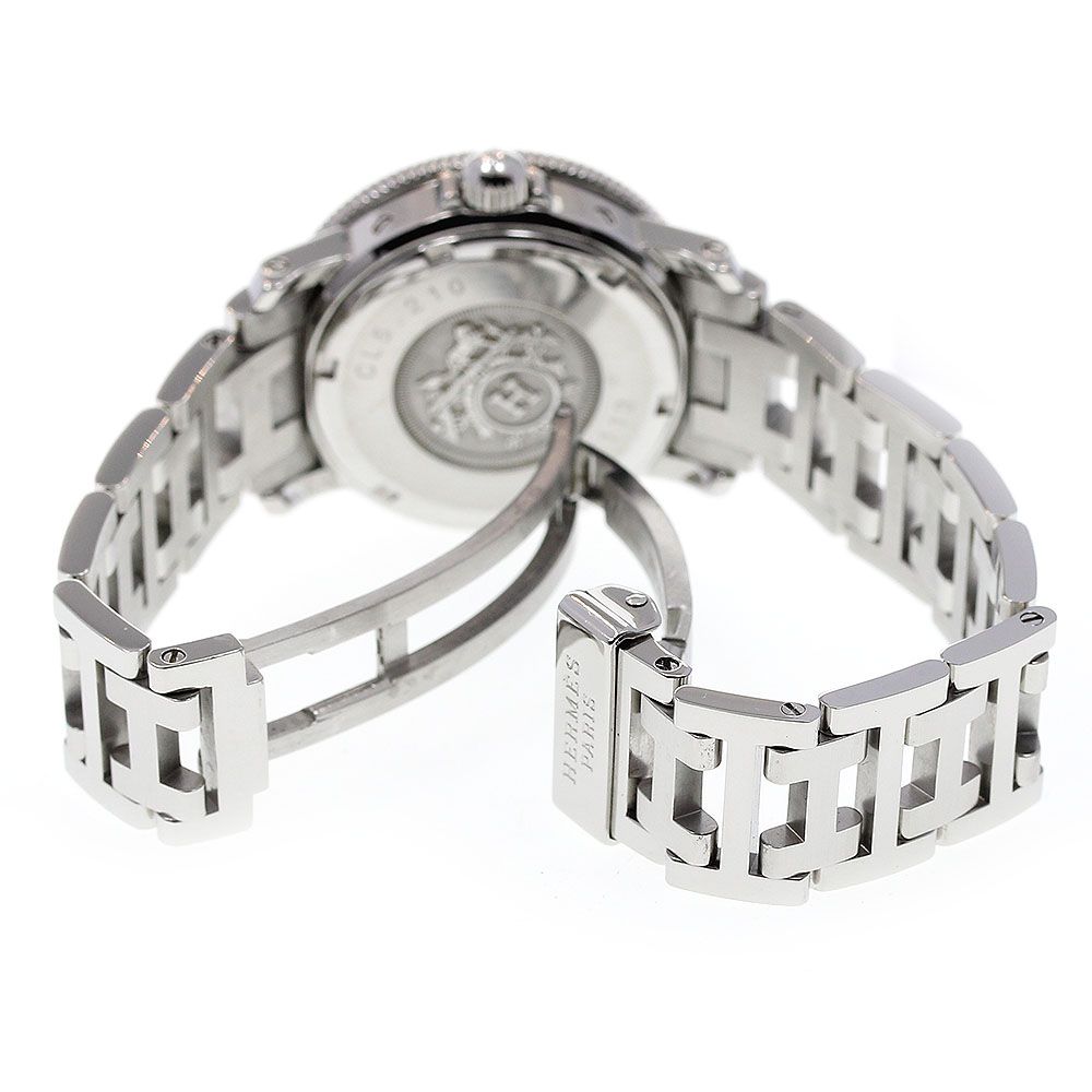 エルメス HERMES CL5.210 クリッパー ダイバー デイト クォーツ レディース 内箱付き_835134 エルメス HERMES CL5.210 クリッパー ダイバー デイト クォーツ