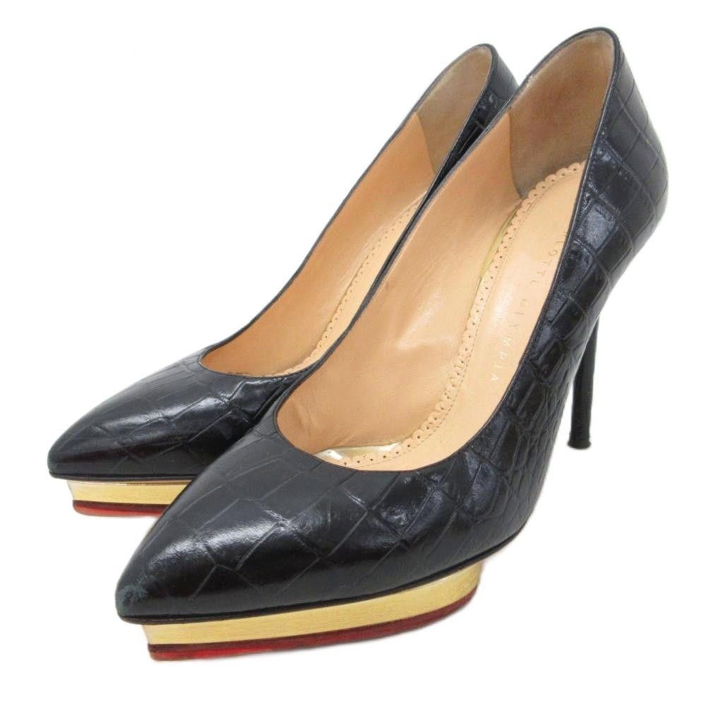 シャルロットオリンピア CHARLOTTE OLYMPIA レザーパンプス ハイヒール