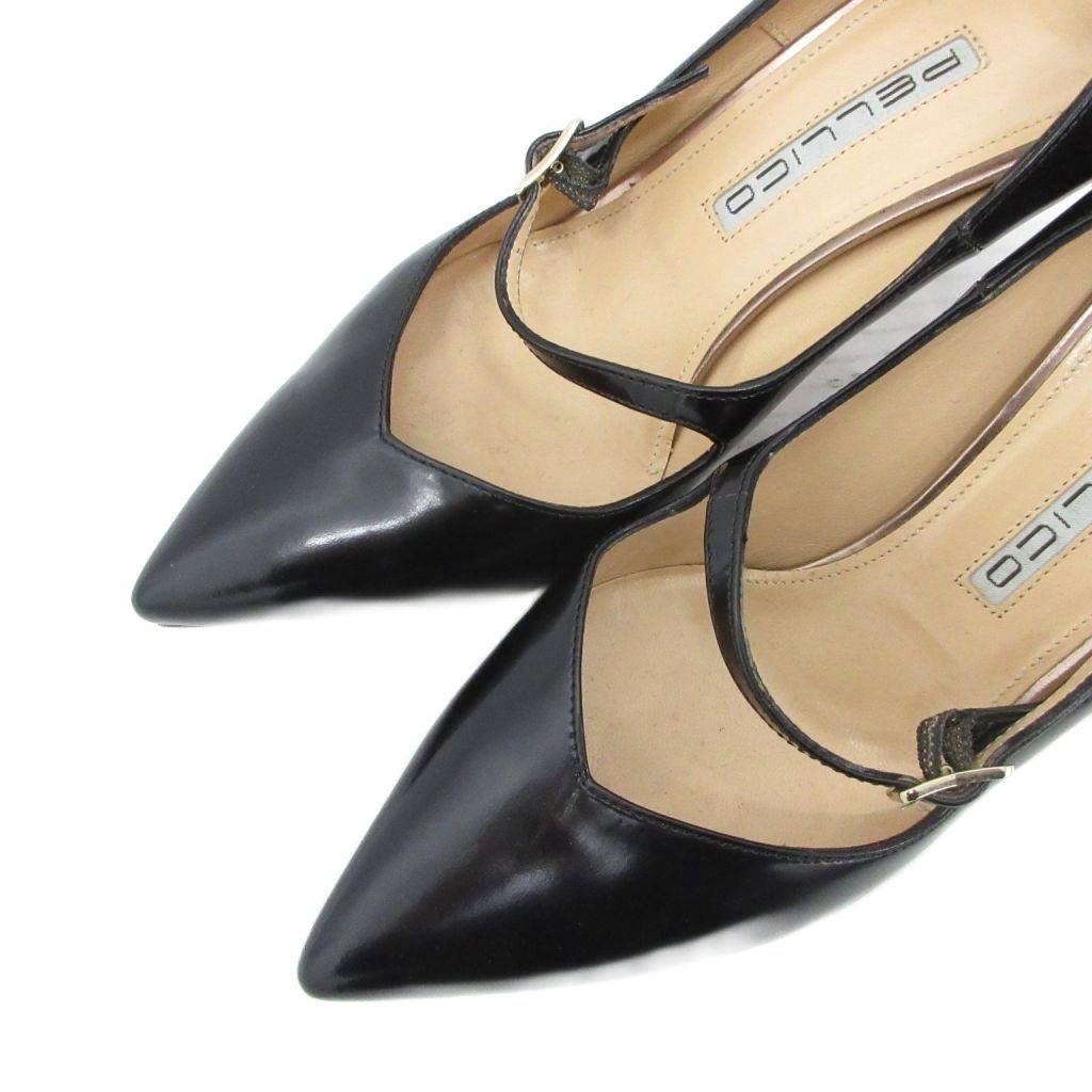 ペリーコ PELLICO 美品 ストラップパンプス ポインテッドトゥ