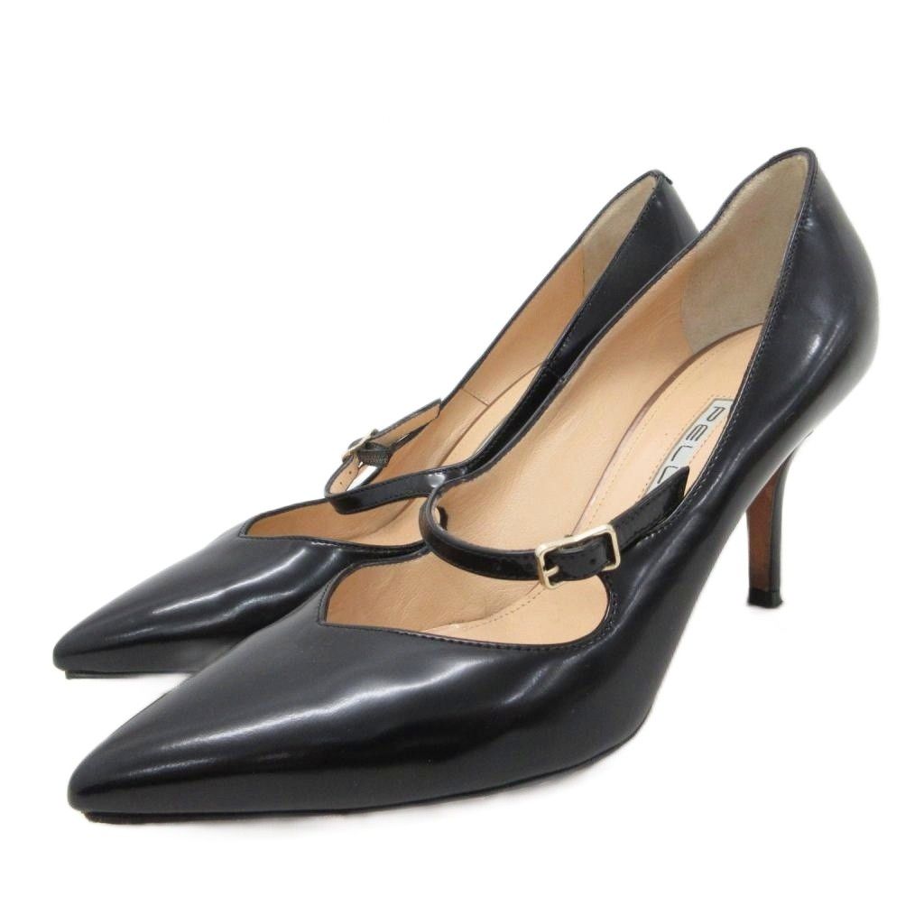 ペリーコ PELLICO 美品 ストラップパンプス ポインテッドトゥ