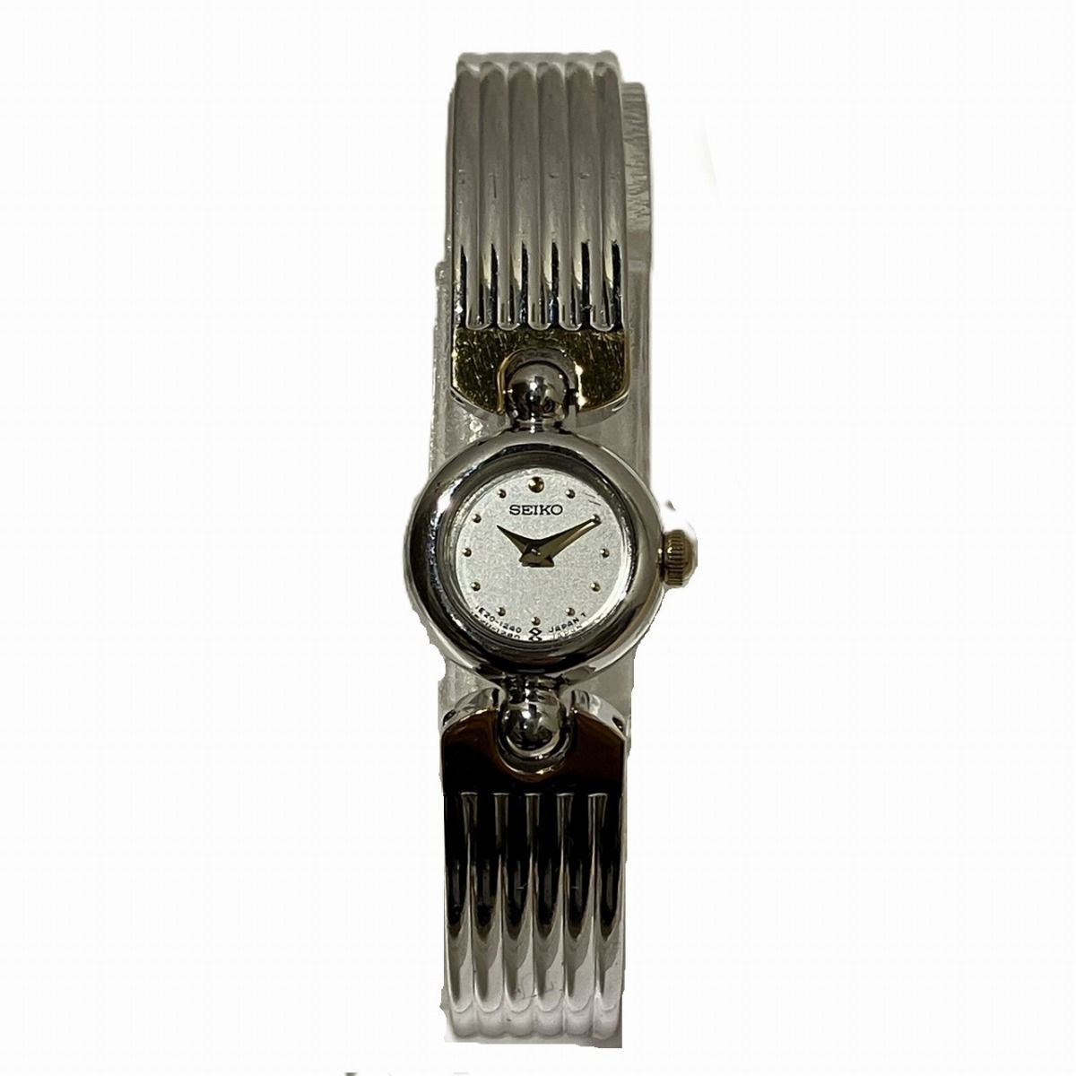 セイコー SEIKO 腕時計 総重量約26.4g SS SS クオーツ シルバー文字盤 
