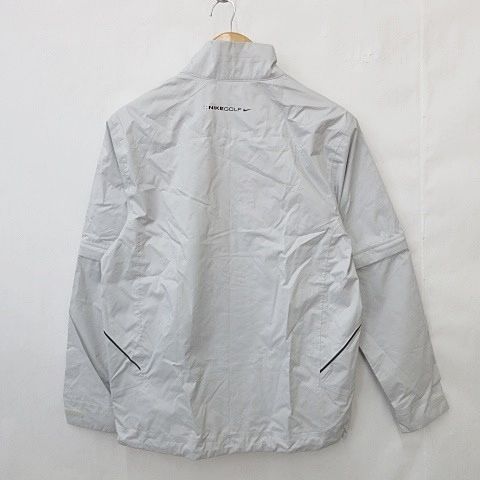 NIKE ナイキ ゴルフ ２way 長袖 中綿 ジャケット 柄 グレー S ナイキゴルフ NIKE GOLF レインウェア ゴルフ ジャケット スポーツ