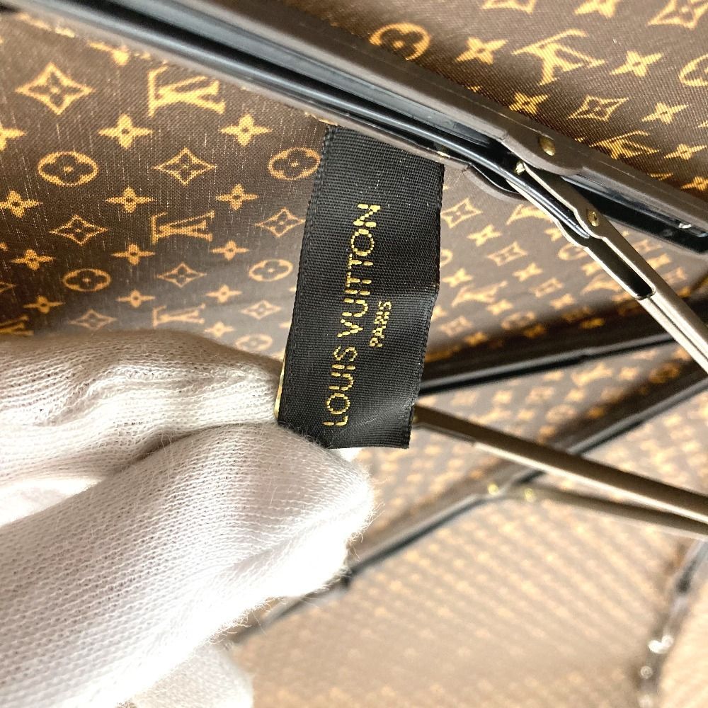LOUIS VUITTON ルイヴィトン 傘 パラプリュイ ポリエステル ブラウン