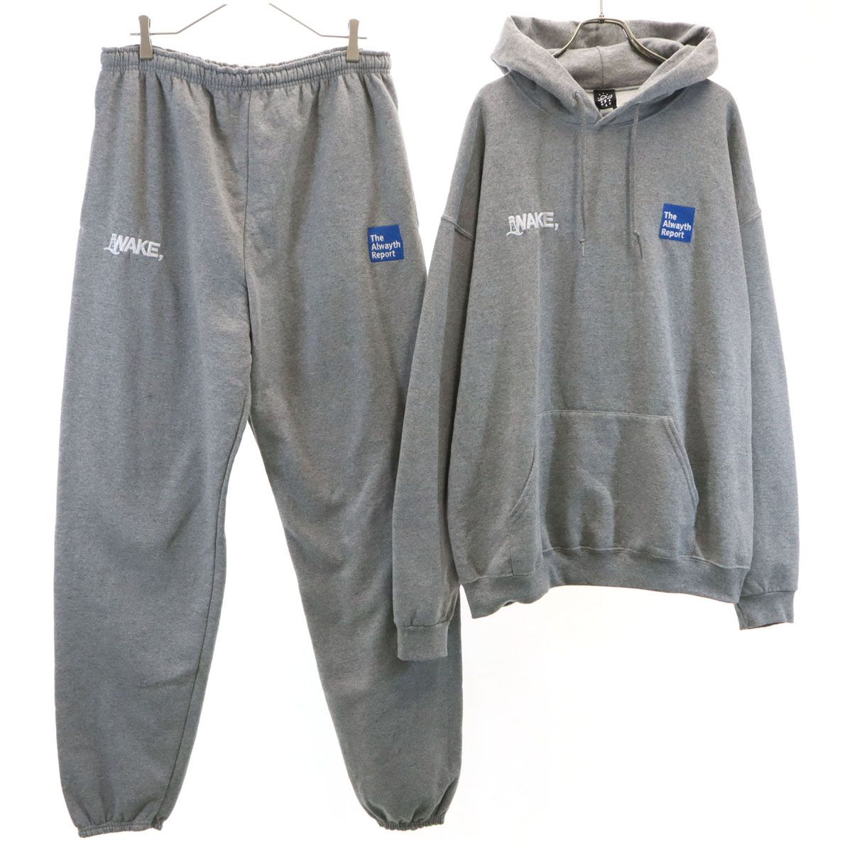 【美品】ALWAYTH オルウェイズ Lサイズ ネイビー ナイロン セットアップ 北海道では自分が一番着ていたであろうAlwaythのトレーニング