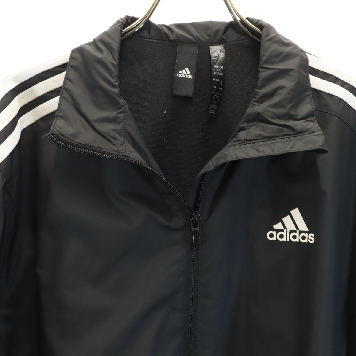 アディダス　ウインドブレーカー上下セット　ブラック　XL アディダス(adidas) ウインドブレーカー 上下セット MH BSC ウィンド