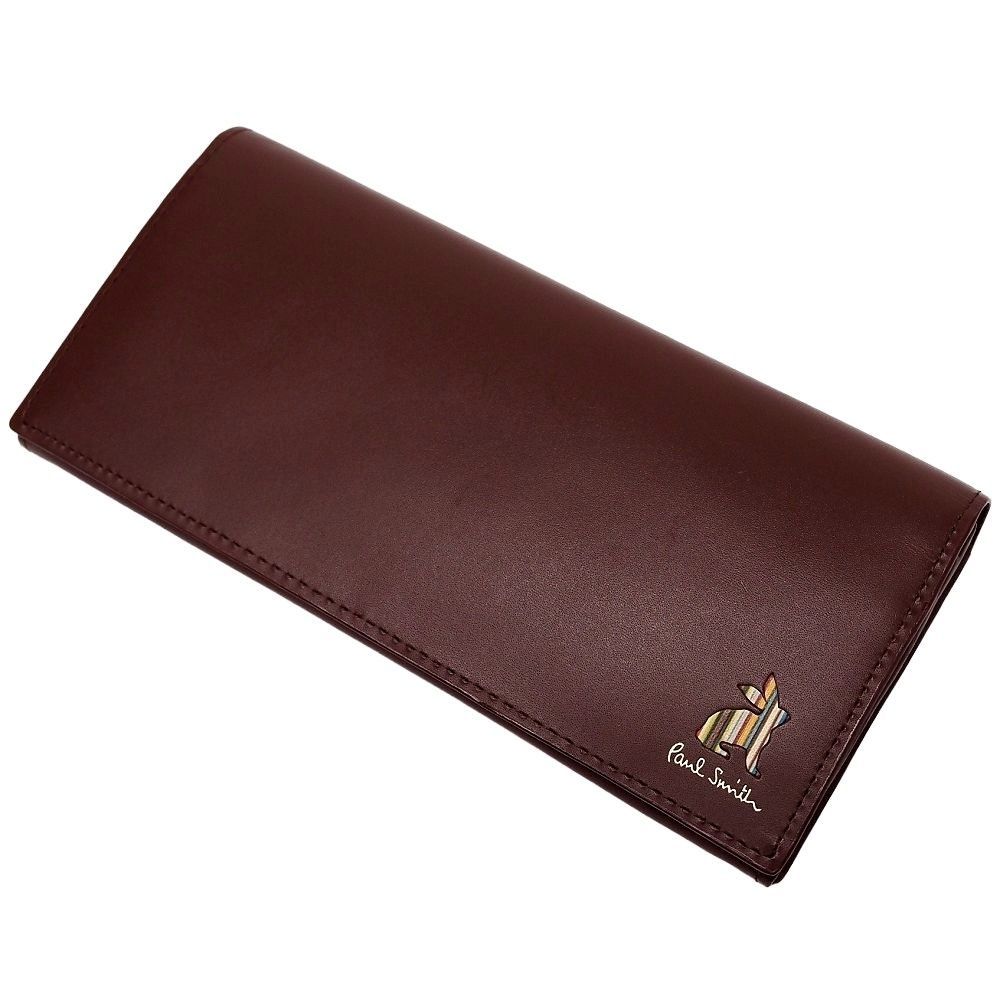 未使用品 Paul Smith マーケトリーストライプラビット レザー