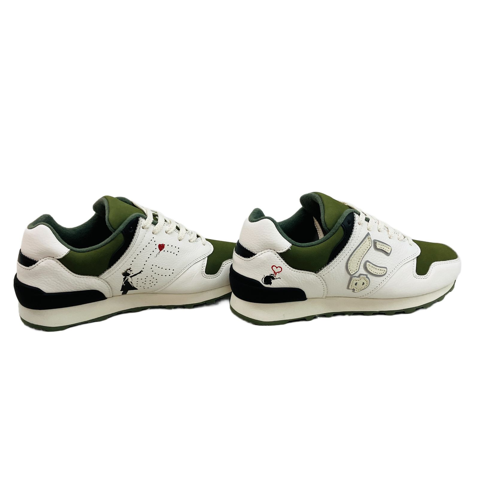 via SANGACIO Banksy にゅ〜ず × BRANDALISED BONSAI スニーカー 24.5