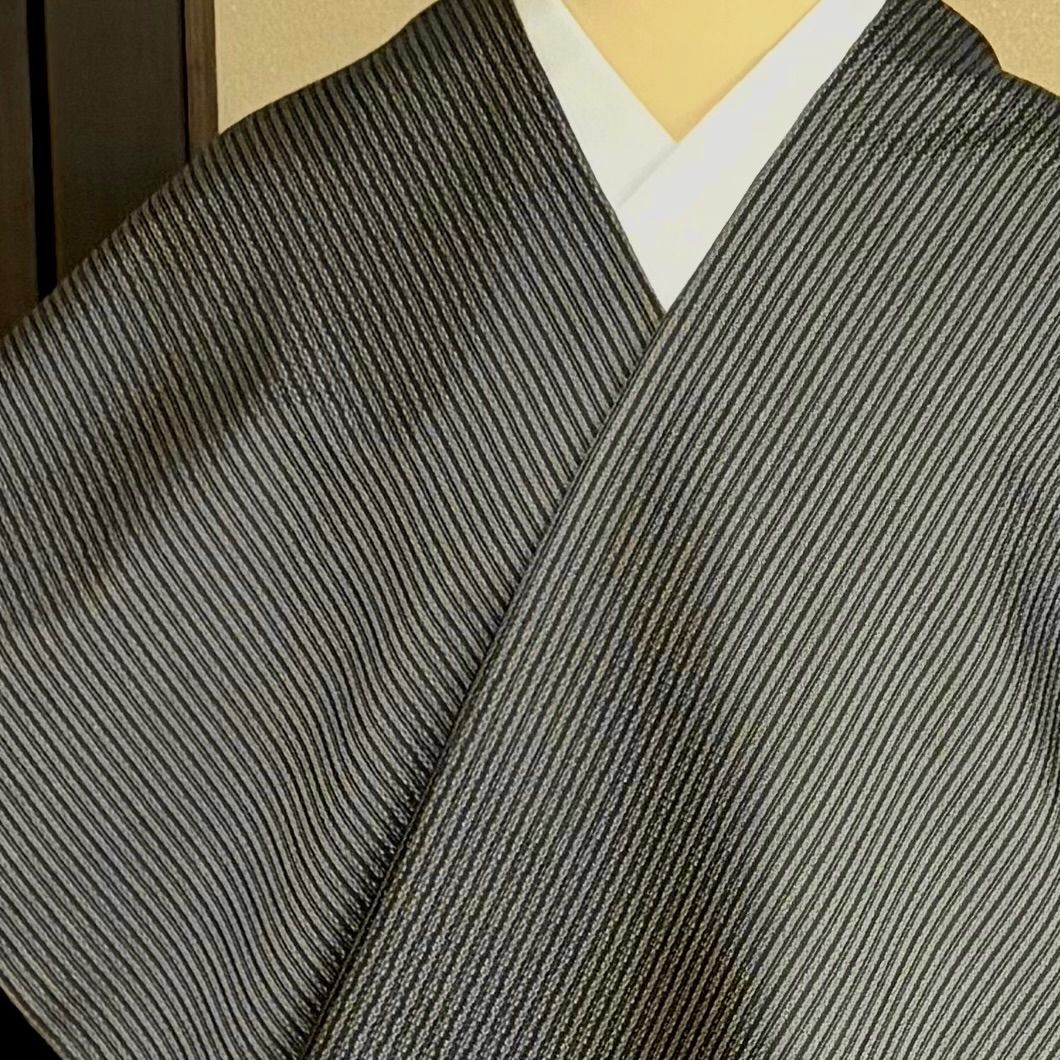 白鷹の手綾織紬 高機手織 草木染 白たか織 佐藤新一 0336 - メルカリ